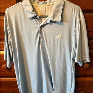 Adidas Blue Polo Shirt Classic Style